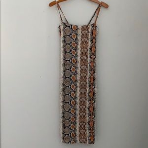 Snake print dress. Never worn.